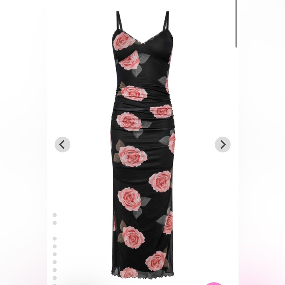Beginning Boutique Floral Midi Dress